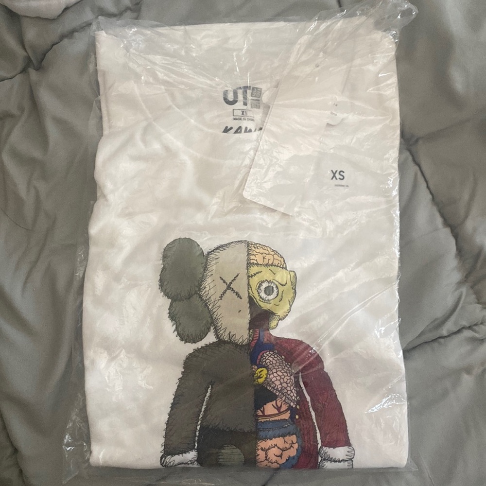 KAWS x Uniqlo collab t shirt RARE